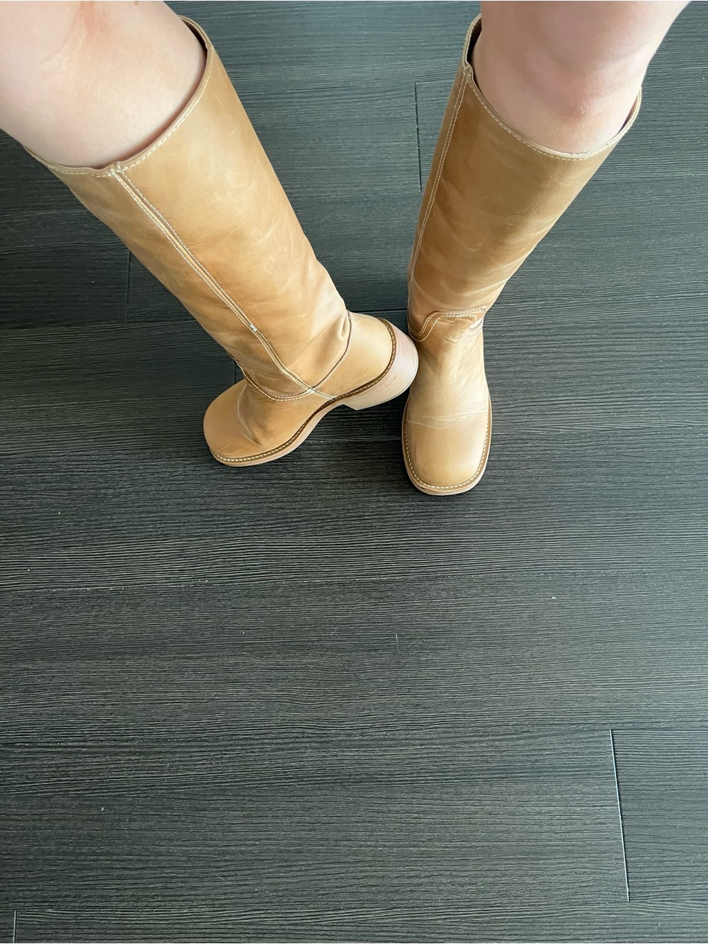 Steve Madden Riggs Banana Leather Boots - Picture 9 of 10